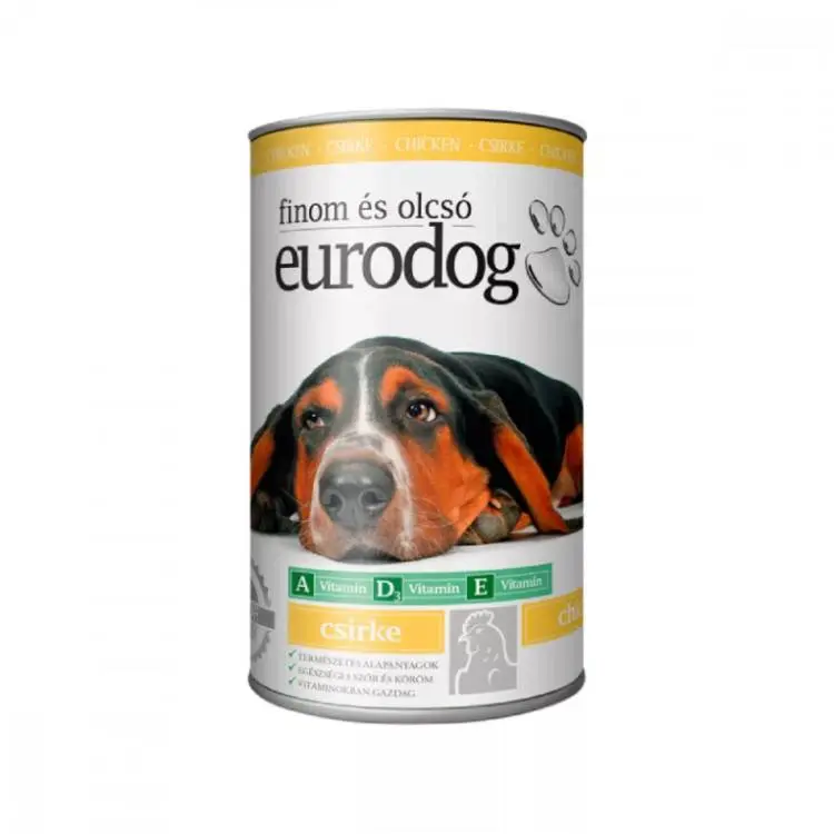 [POULET ZEN06] Eurodog Canned Dog Food with Chicken