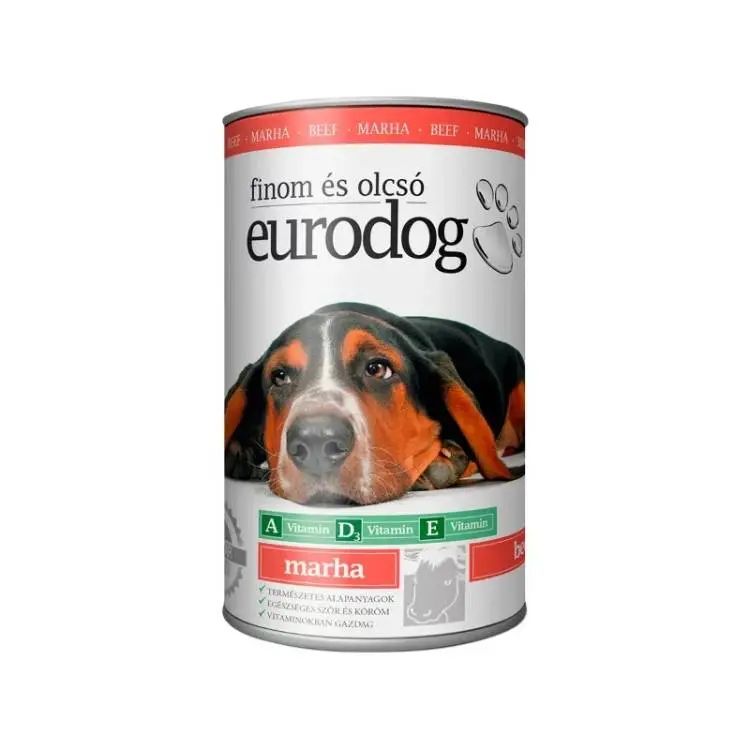 [BOEUF ZEN06] Eurodog Beef Canned Dog Food