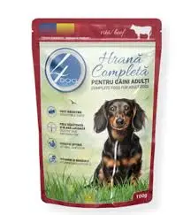 4DOG Wet food Beef for dogs 100 g