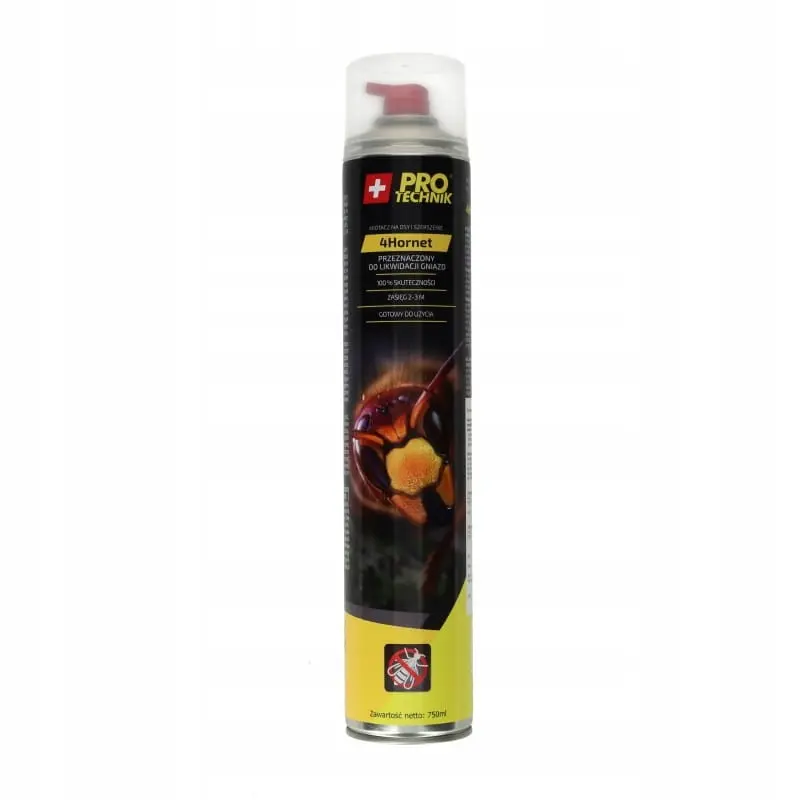 Reculsive extinguisher spray against wasps