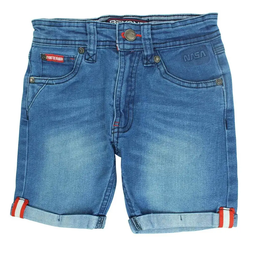[GNS3416 J ZEN06] Boy's Nasa Bermuda shorts Blue