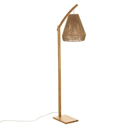 Lampadaire arc palm naturel H158