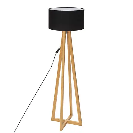 [178923A ZEN06] Black floor lamp NR H141