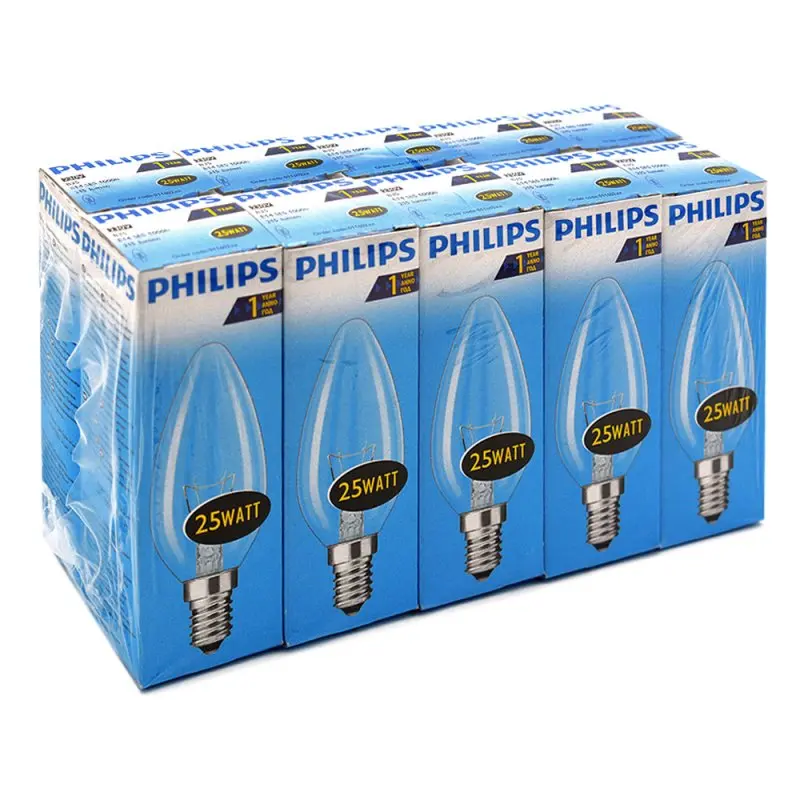 Philips BOUGIE ampoule E-14 - 25 watts - claire