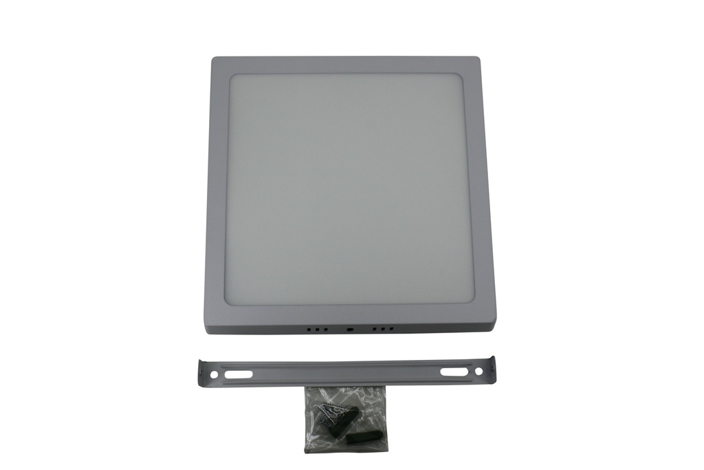 Square LED ceiling light 18W 205 x 205 mm