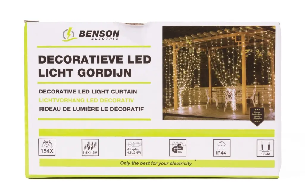 Decorative LED luminous curtain 154 LED 11 IP strings