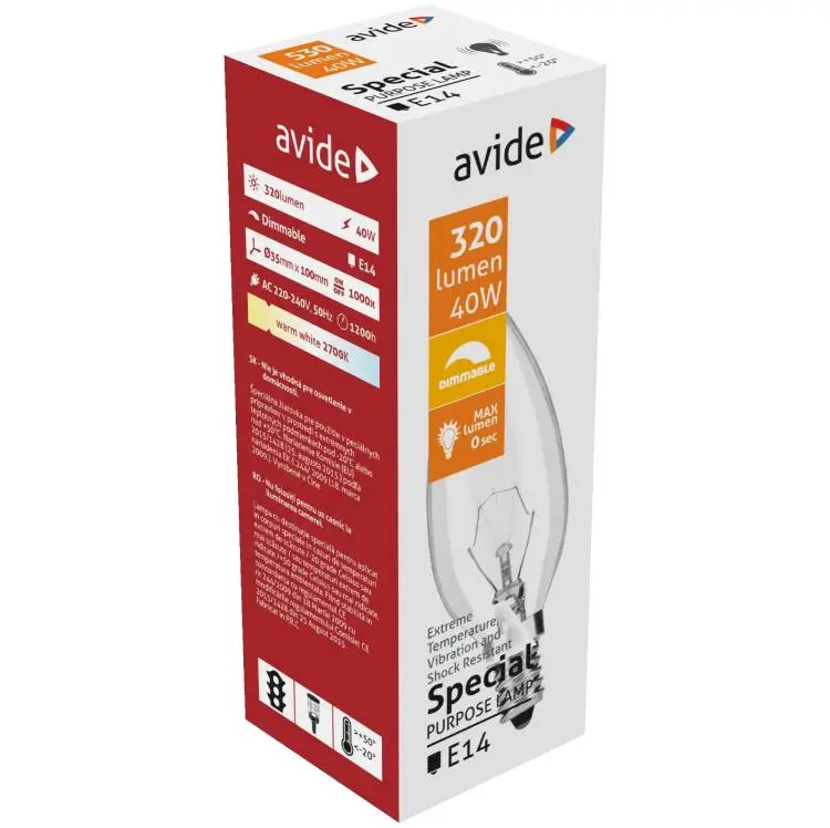 Avid Special Bulb C35 40W E14 1pc