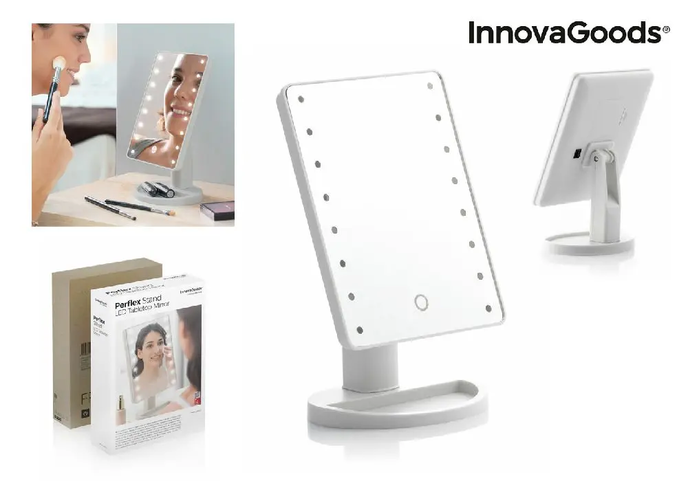 [VO100954 ZEN06] Miroir tactile LED de table Perflex Innova