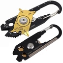 [11262 ZEN06] Mousqueton keychain multitool survival knife 20i