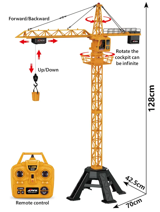 [Z6816Y] GRUE TÉLÉCOMMANDÉE EN ALLIAGE