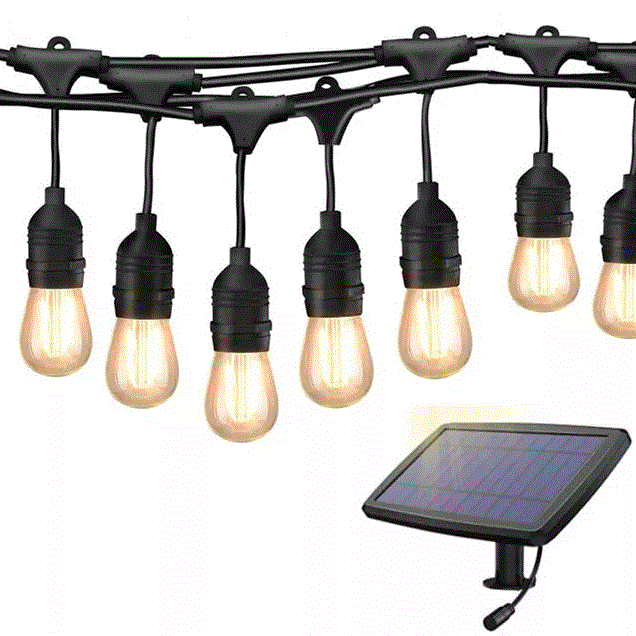 [T-S14-CHAUD-3000K] GUIRLANDE E26 - 13.7m-45ft CHAUD 