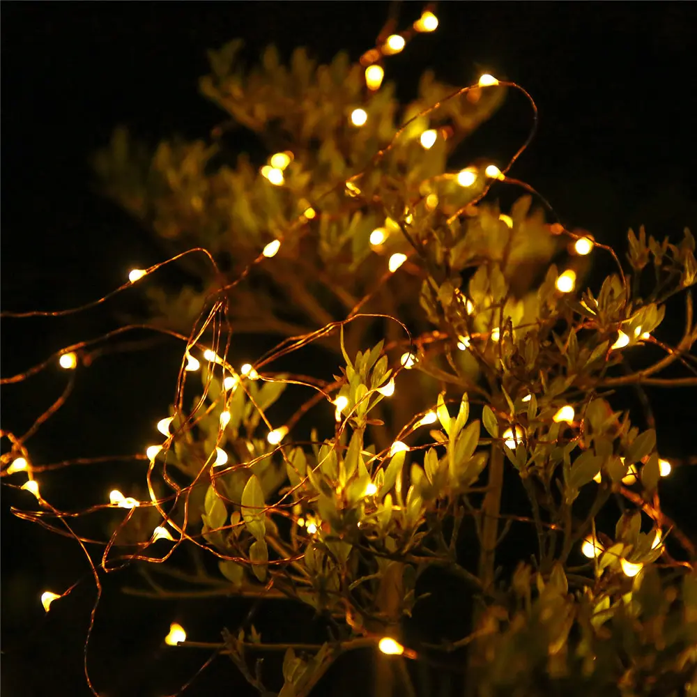 [T-Z01] SOLAR GARLAND 100LED COPPER WIRE