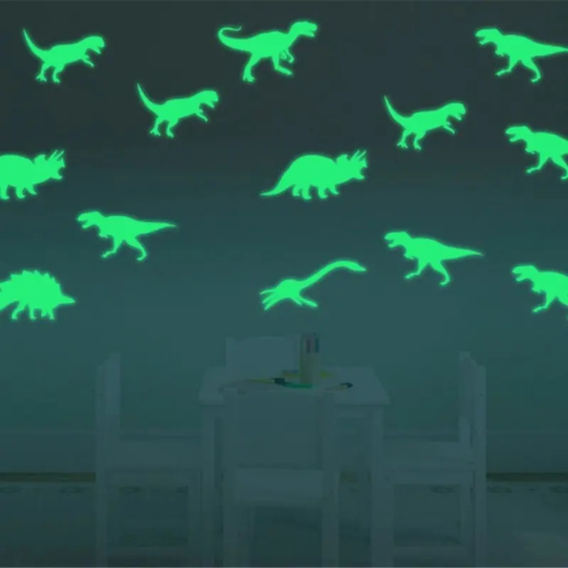 [KBL-634 ZEN09] Decorations murales illuminées Dino (9 pcs)