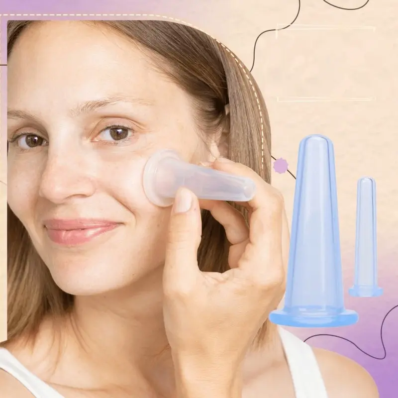 [LEO-2637 ZEN09] Ensemble de ventouses de massage en silicone