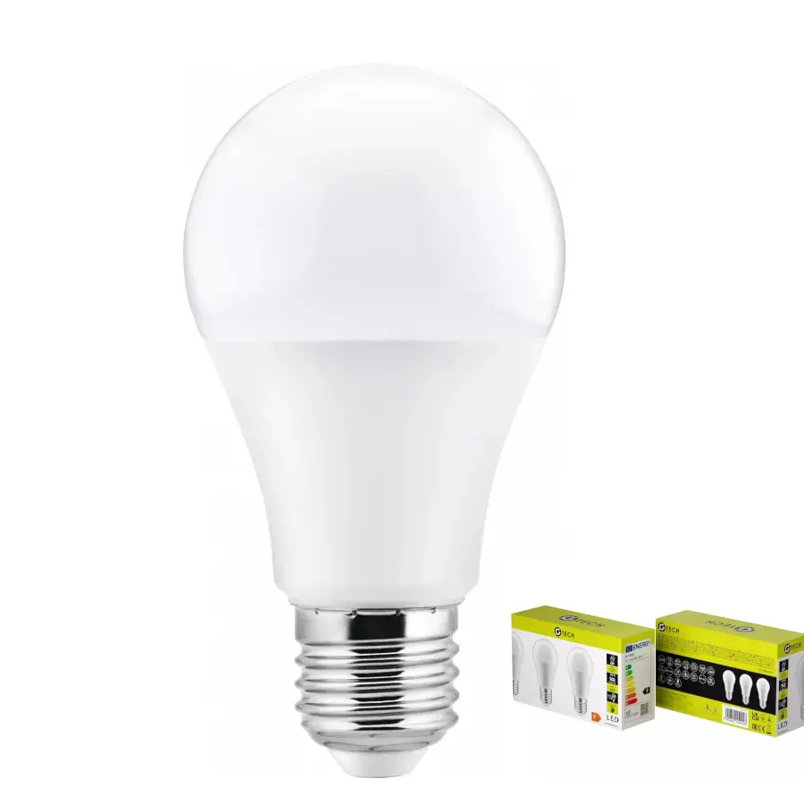 LOT DE 3 Ampoule LED G-TECH, A60, E27, 10,0 W, 940 lm, 4 00