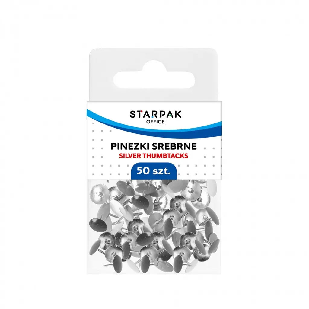 Pack of 50 Silver Office Pins