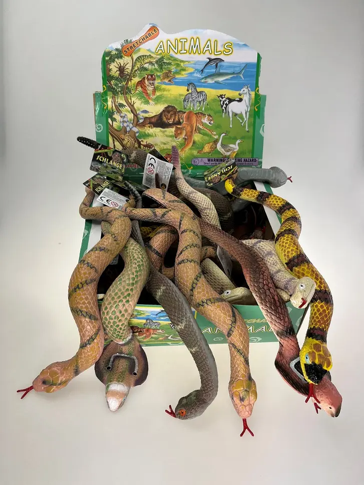 [4306 ZEN12] Rubber snakes 38 cm