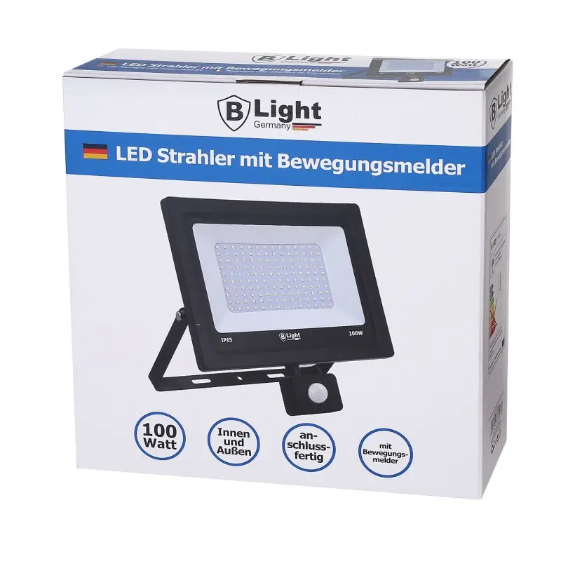 LED spotlight/projector with motion detector 10