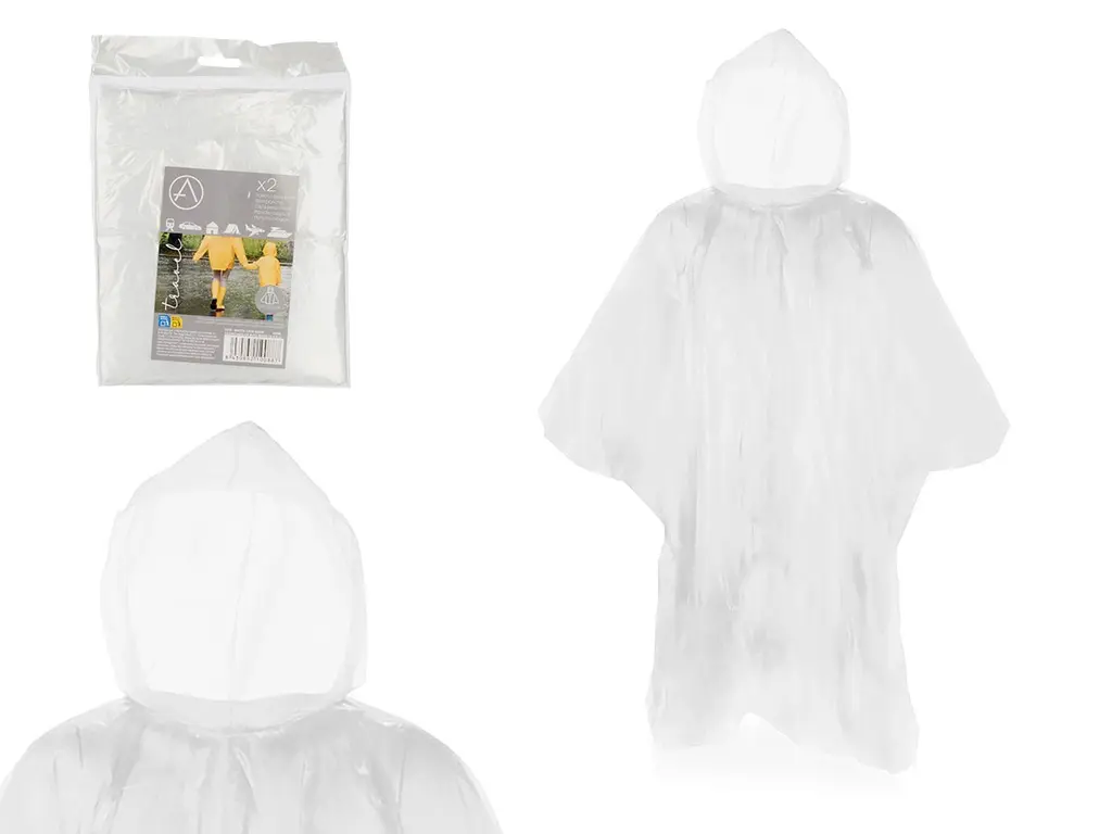 [10088 ZEN12] 2 piece rain poncho