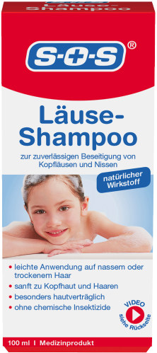 shampoing poux sos flacon 100 ml