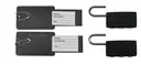 [012106 ZEN12  ] Suitcase label + padlock 4 pc