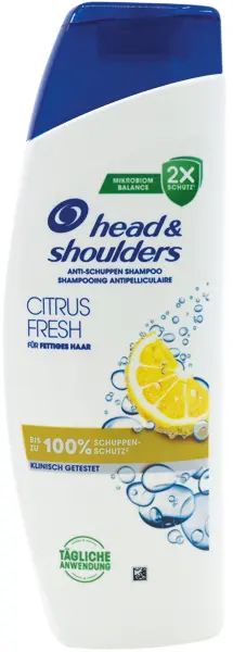 Shampoing Head&Shoulders 300 ml Agrumes Frais