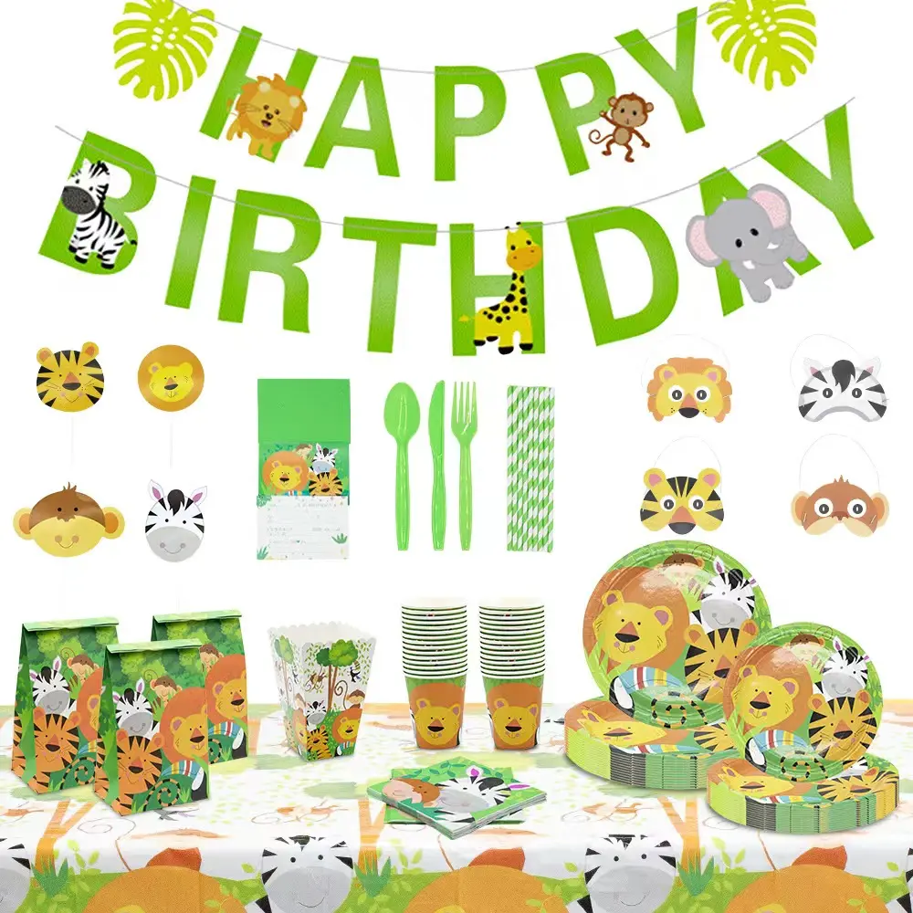 Jungle Animals Birthday Kit