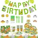 [YTA001] Jungle Animals Birthday Kit