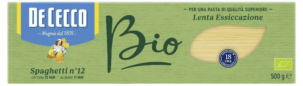 [0473795 ZEN12] De Cecco Organic pasta spaghetti 500g