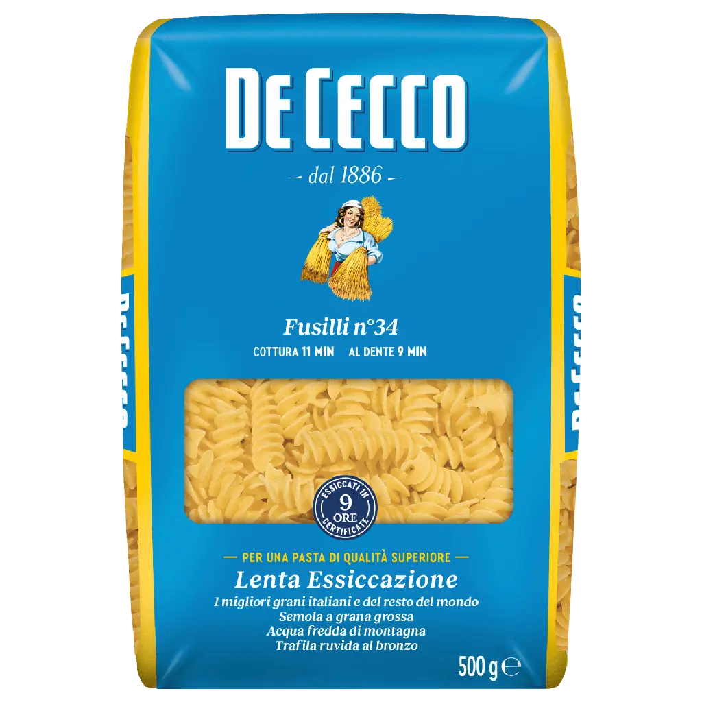 [5273552 ZEN12] De Cecco fusilli nr. 34 500g