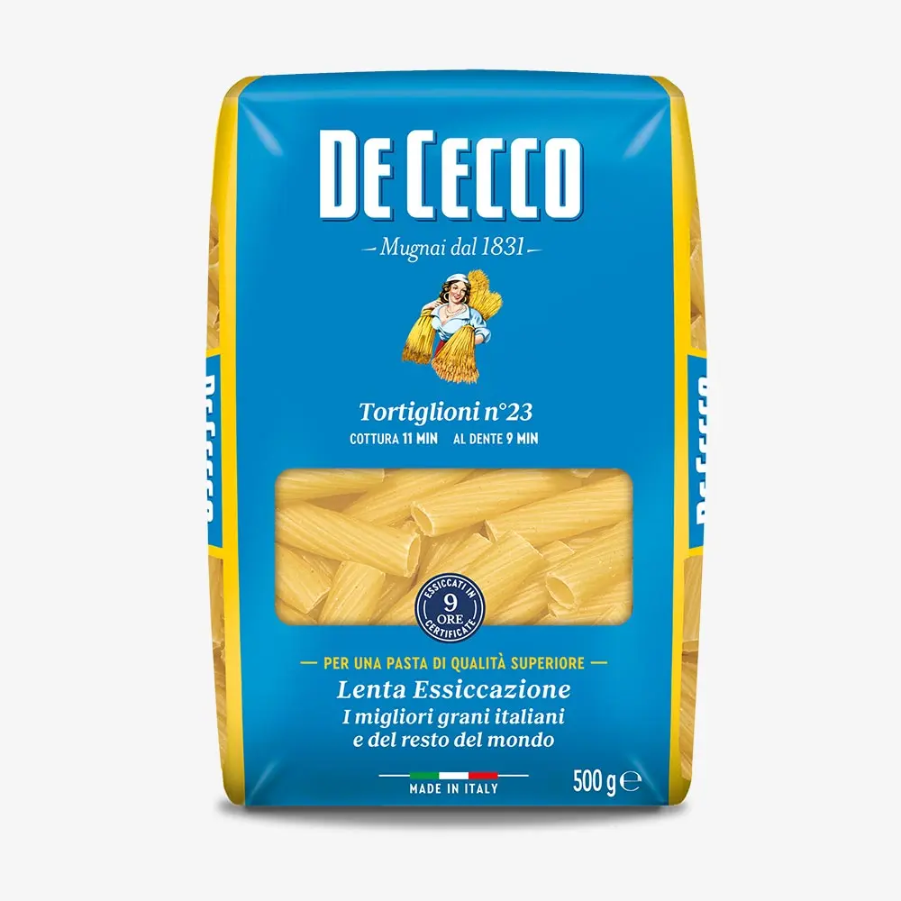 [9355901 ZEN12] De Cecco tortiglioni n°23, 500g
