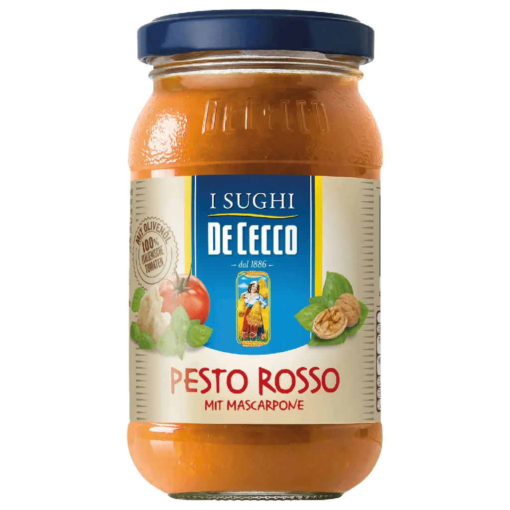 [8273822 ZEN12] De Cecco Red Pesto 200g