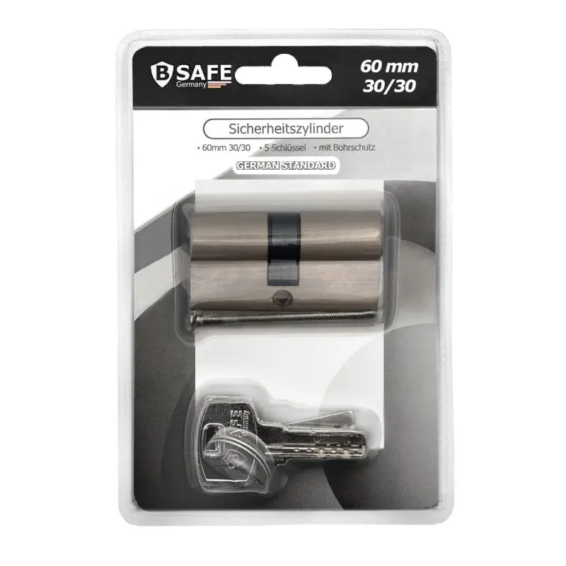 [34908 ZEN12] Security cylinder 60mm (30/30) with 5 keys