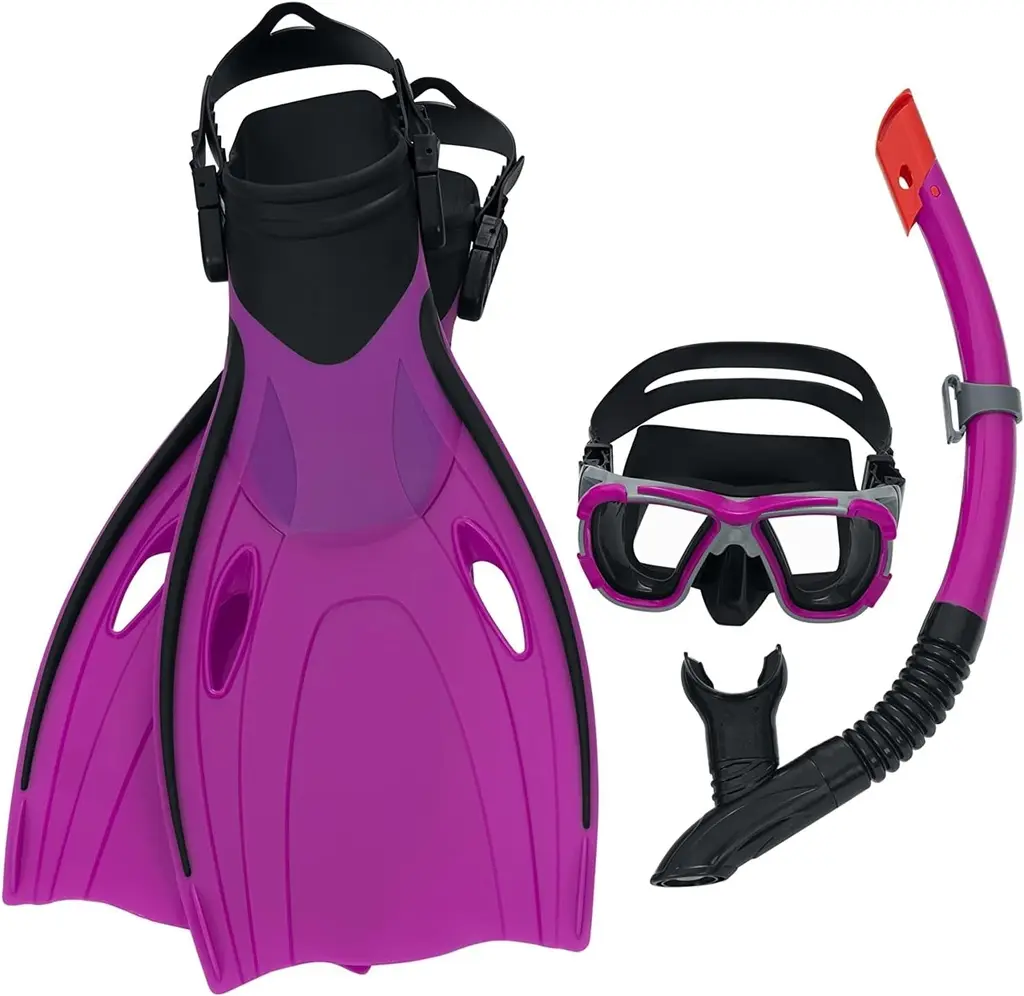 [25045] (25045) Palm swimming kit, mask and TUBA Hydro-Proâ „¢ blacksea l/xl