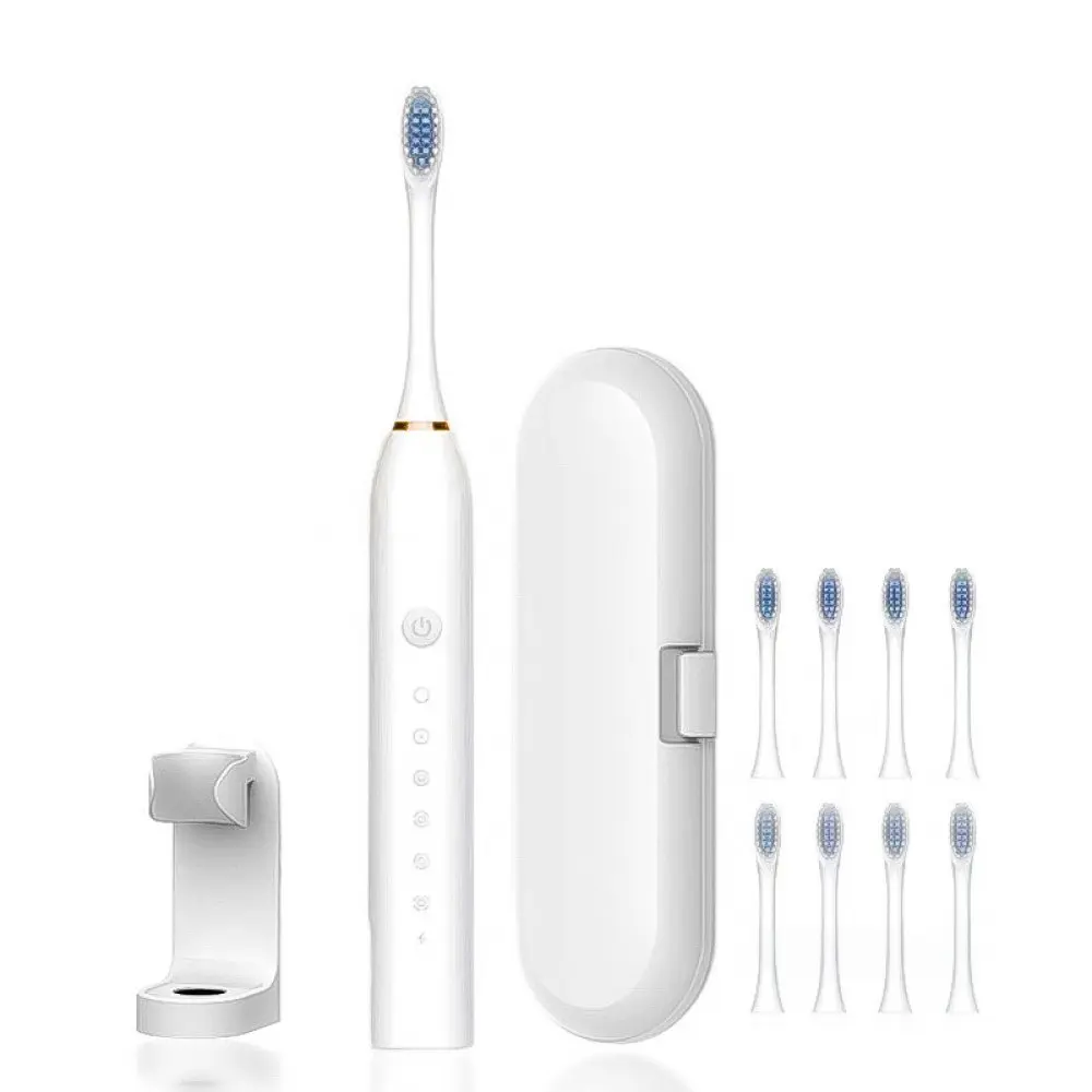 [holm8553 ZEN15] Set of electric toothbrushes X3, 8 heads