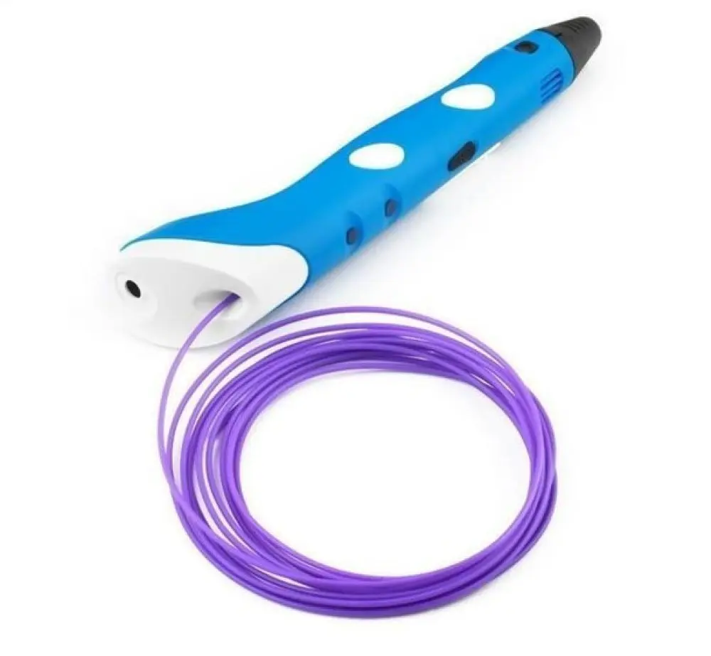3D printer pen with filled material
