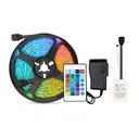 [ELT 0850 B451 holm0164 ZEN15-33-39] 5 m RGB LED strip with power supply and remote control