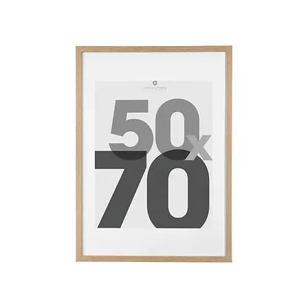 cadre photo naturel eva 50x70 dis, beige
