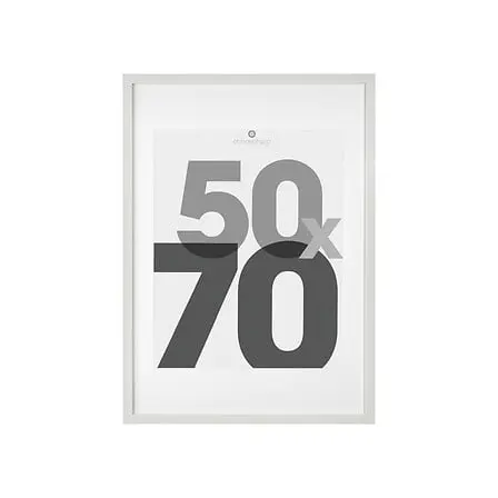 Cadre photo blanc Eva 50x70