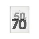 [121161B ZEN16] Cadre photo blanc Eva 50x70