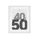 [121160B ZEN16] Cadre photo blanc Eva 40x50 