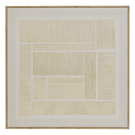 printed canvas / cad / fl idrissa 58x58, beige painting