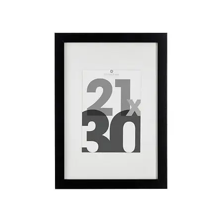 [121157A ZEN16] Eva black photo frame 21x30