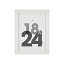 [121156B ZEN16] Cadre photo blanc Eva 18x24 