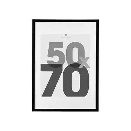 [121161A ZEN16] Cadre photo noir Eva 50x70 