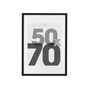 [121161A ZEN16] Cadre photo noir Eva 50x70 
