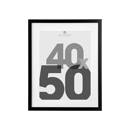 [121160A ZEN16] Eva black photo frame 40x50