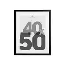 [121160A ZEN16] Eva black photo frame 40x50