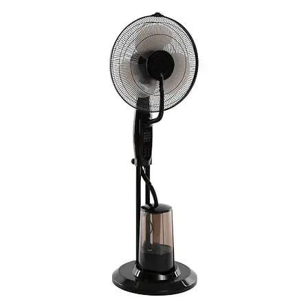 misting fan, black