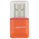 [EA134O ZEN17] Lecteur de carte micro SD USB orange
